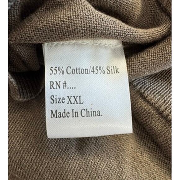 NWT! "JENNIFER T. KNIT COUTURE" 3/4 Sleeve SZ 2X Runs Small Grandma Core Sweater - Picture 10 of 11